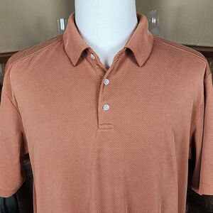 Tommy Bahama 18 Golf Polo Burnt Orange Size XL